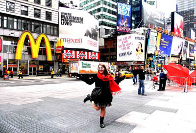 Viona  In Times  Square